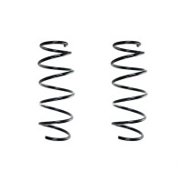 Suspension spring set front coil spring 342mm SPIDAN for OPEL CORSA D