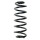 Fahrwerksfeder-Set hinten Schraubenfeder 317mm SPIDAN für AUDI A3 Sportback