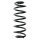 Suspension spring set rear coil spring 317mm SPIDAN for AUDI A3 Sportback