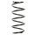 Fahrwerksfeder-Set vorne Schraubenfeder 316mm SPIDAN für OPEL CORSA C