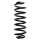 Suspension spring set rear coil spring 335mm SPIDAN for BMW 5 Touring