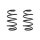 Suspension spring set front coil spring 327mm SPIDAN for FORD S MAX CJ
