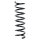 Suspension spring set rear coil spring 363mm SPIDAN for FORD C MAX DM2