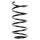 Suspension spring set rear coil spring 304mm SPIDAN for CHEVROLET LACETTI J200