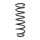 Fahrwerksfeder-Set hinten Schraubenfeder 347mm SPIDAN für TOYOTA COROLLA Kombi