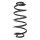 Suspension spring set rear coil spring 370mm SPIDAN for FIAT DOBLO estate