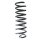 Fahrwerksfeder-Set hinten Schraubenfeder 327mm SPIDAN für DACIA SANDERO 1.5