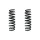 Fahrwerksfeder-Set hinten Schraubenfeder 319mm SPIDAN für BMW 3 Cabriolet