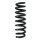 Fahrwerksfeder-Set hinten Schraubenfeder 319mm SPIDAN für BMW 3 Cabriolet