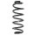 Fahrwerksfeder-Set hinten Schraubenfeder 303mm SPIDAN für VW GOLF VI