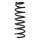 Suspension spring set rear coil spring 354mm SPIDAN for TRIBECA B9