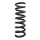 Suspension spring set rear coil spring 295mm SPIDAN for MERCEDES C KLASSE W204