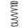 Fahrwerksfeder-Set hinten Schraubenfeder 340mm SPIDAN für DAIHATSU CHARADE III