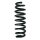 Fahrwerksfeder-Set hinten Schraubenfeder 316mm SPIDAN für BMW 3 Cabriolet
