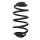 Fahrwerksfeder-Set hinten Schraubenfeder 308mm SPIDAN für OPEL ASTRA J