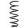 Fahrwerksfeder-Set hinten Schraubenfeder 330mm SPIDAN für OPEL VECTRA B