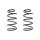 Fahrwerksfeder-Set vorne Schraubenfeder 318mm SPIDAN für MAZDA 5 (CW)