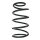 Fahrwerksfeder-Set vorne Schraubenfeder 318mm SPIDAN für MAZDA 5 (CW)