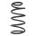Suspension spring set front coil spring 318mm SPIDAN for MAZDA 5 CW