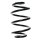 Fahrwerksfeder-Set hinten Schraubenfeder 246mm SPIDAN für NISSAN MICRA III