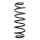 Suspension spring set rear coil spring 300mm SPIDAN for SEAT IBIZA IV