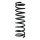 Suspension spring set front coil spring 339mm SPIDAN for NISSAN MICRA II