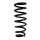 Fahrwerksfeder-Set hinten Schraubenfeder 307mm SPIDAN für TOYOTA AVENSIS (_T25_)