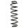 Fahrwerksfeder-Set hinten Schraubenfeder 354mm SPIDAN für SKODA OCTAVIA II