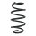 Suspension spring set front coil spring 303mm SPIDAN for FORD MONDEO III