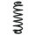 Fahrwerksfeder-Set hinten Schraubenfeder 338mm SPIDAN für VW PASSAT B6
