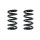 Fahrwerksfeder-Set vorne Schraubenfeder 268mm SPIDAN für FORD TRANSIT Kasten