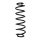 Fahrwerksfeder-Set hinten Schraubenfeder 356mm SPIDAN für VW T-ROC (A11)