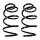 Suspension spring set front coil Ø161mm SPIDAN for e.g. KIA SPORTAGE