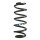 Fahrwerksfeder-Set hinten Schraubenfeder 281mm SPIDAN für VW SCIROCCO III