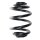 Fahrwerksfeder-Set hinten Schraubenfeder 227mm SPIDAN für BMW 3 Compact
