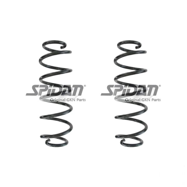Suspension spring set rear coil spring 330mm SPIDAN for SEAT LEON ST