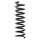 Suspension spring set rear coil spring 328mm SPIDAN for MERCEDES C KLASSE W202
