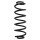 Fahrwerksfeder-Set hinten Schraubenfeder 356mm SPIDAN für TOYOTA COROLLA Schrägh