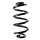 Fahrwerksfeder-Set hinten Schraubenfeder 246mm SPIDAN für SMART FORTWO Coupe
