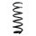 Suspension spring set front coil spring 339mm SPIDAN for AUDI A4 B9