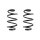 Fahrwerksfeder-Set SPIDAN für NISSAN MICRA C+C