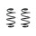 Suspension spring set Replacement Fit SPIDAN for NISSAN MICRA C+C