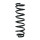 Fahrwerksfeder-Set hinten Schraubenfeder 346mm SPIDAN für TOYOTA COROLLA Verso