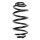 Fahrwerksfeder-Set hinten Schraubenfeder 294mm SPIDAN für OPEL VECTRA C