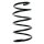 Suspension spring set front coil spring 333mm SPIDAN for BMW 3 Compact