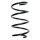 Suspension spring set front coil spring 304mm SPIDAN for BMW 5 Touring