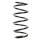 Fahrwerksfeder-Set vorne Schraubenfeder 301mm SPIDAN für OPEL CORSA C