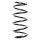 Suspension spring set front coil spring 301mm SPIDAN for OPEL CORSA C