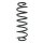 Fahrwerksfeder-Set hinten Schraubenfeder 331mm SPIDAN für VW POLO V