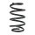 Suspension spring set front coil spring 259mm SPIDAN for SEAT LEON 1P1